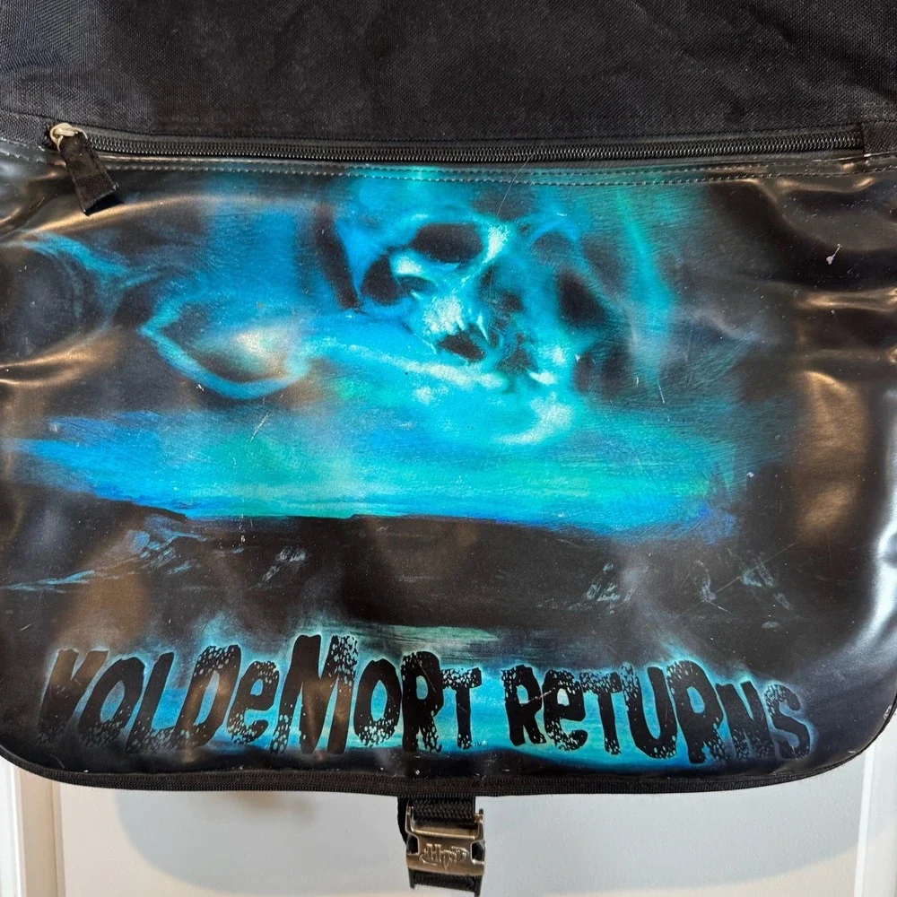 Vintage Y2k Harry Potter Voldemort Returns Movie Promo Messenger Bag